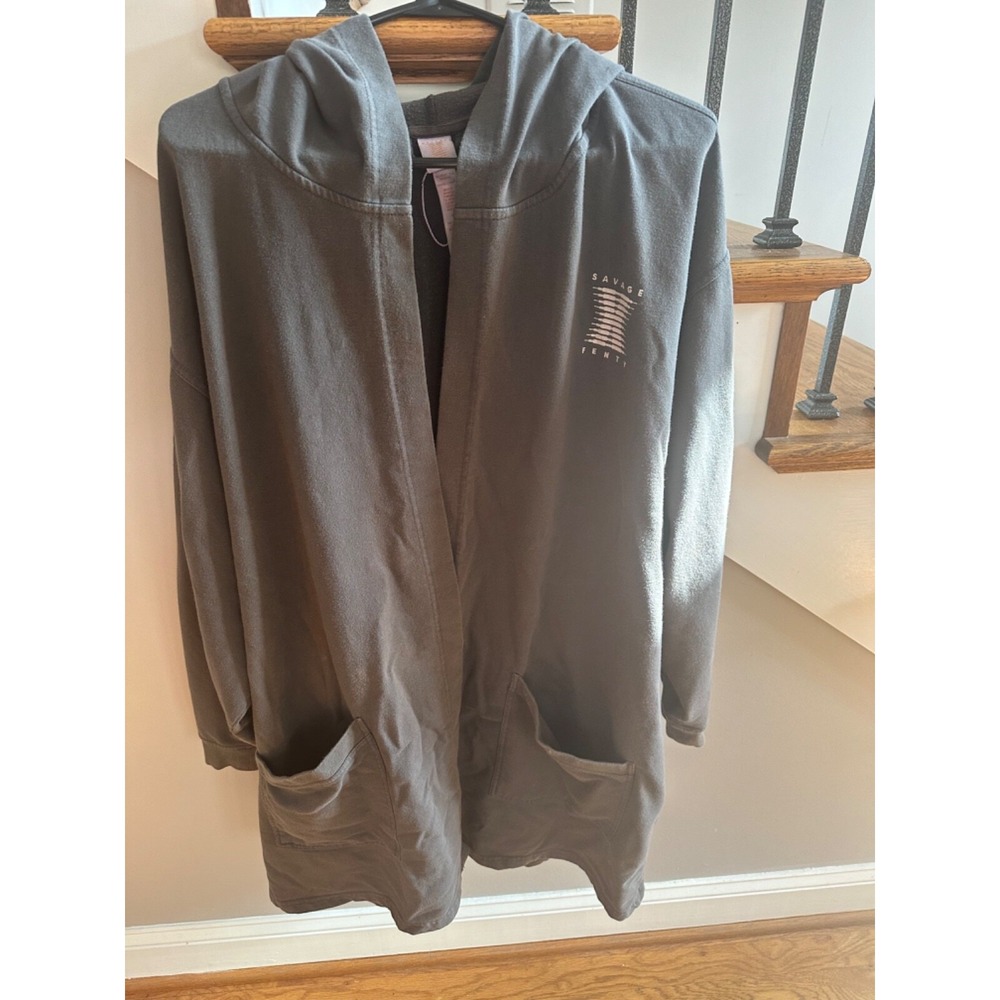 savage x fenty women's robe medium/large